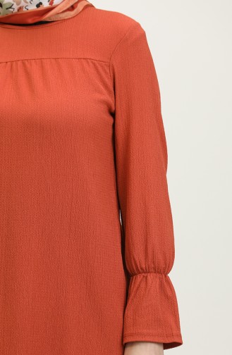 Shirred Hem Fabric Tunic 0404DA-06 Tile 0404DA-06