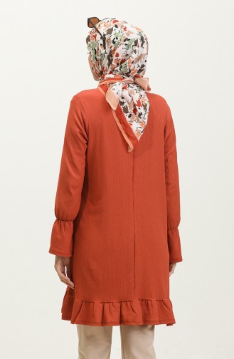 Shirred Hem Fabric Tunic 0404DA-06 Tile 0404DA-06