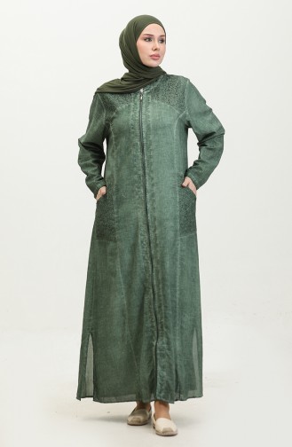 Abaya Authentique 8855-05 Khaki 8855-05