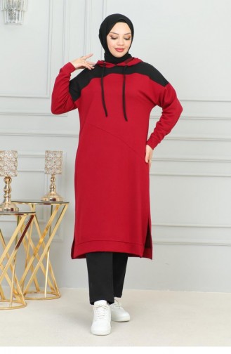 بدلة رياضية تحتوي على 2078 ملغ من Garnish Claret Red 16903