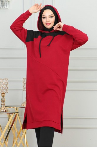 Sport Suit With 2078Mg Garnish Claret Red 16903