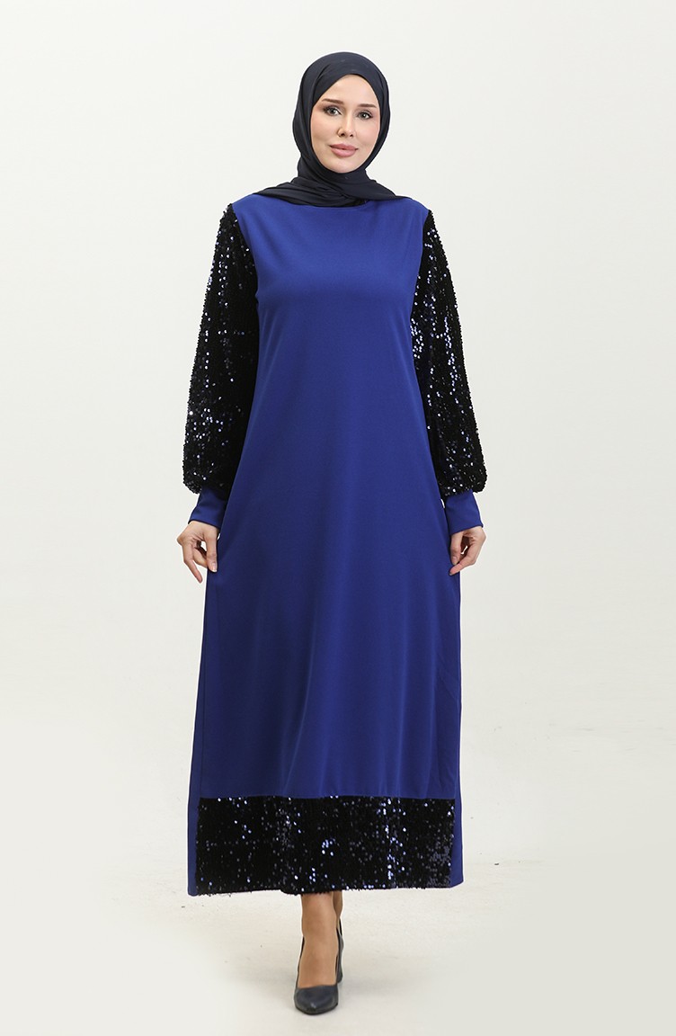 Abendkleid Mit Pailletten 0305-07 Saks 0305-07