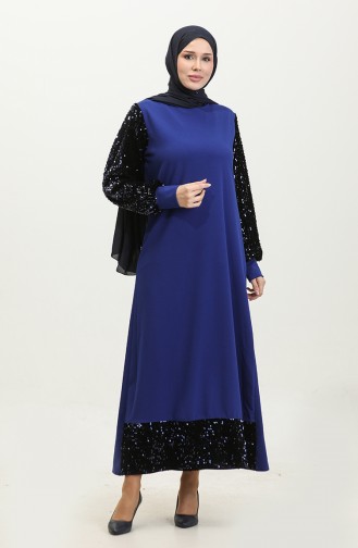 Abendkleid Mit Pailletten 0305-07 Saks 0305-07