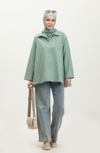 Oversize Tunic 2007-01 Green 2007-01