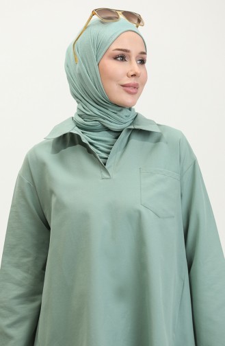 Oversize Tunik 2007-01 Çağla Yeşili