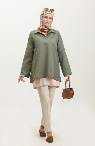 Oversize Tunic 2007-03 Khaki 2007-03