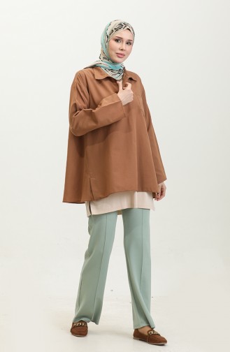 Oversize Tunic 2007-04 Brown 2007-04