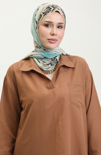 Oversize Tunic 2007-04 Brown 2007-04