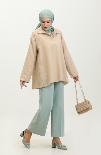 Oversized Tuniek 2007-06 Beige 2007-06