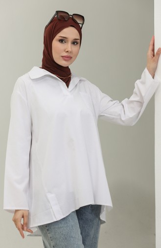 Oversize Tunic 2007-07 white 2007-07