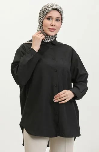 Chemise Oversize 4802-01 Noir 4802-01