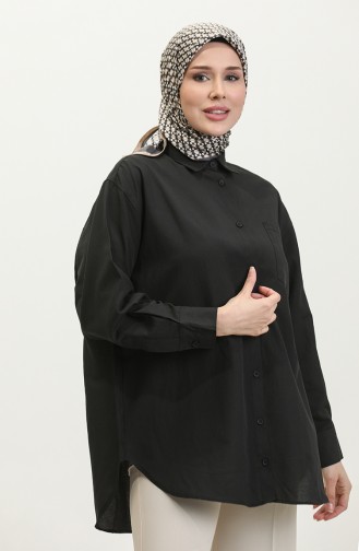 Oversize Shirt 4802-01 Black 4802-01