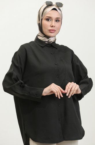 Tuniek Met Zakken 4805-04 Zwart 4805-04