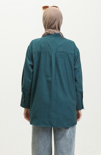 Pocketed Tunic 4805-05 Emerald Green 4805-05