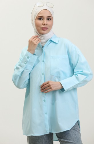 Pocketed Tunic 4805-06 Turquoise 4805-06