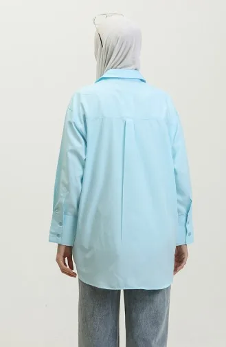 Pocketed Tunic 4805-06 Turquoise 4805-06