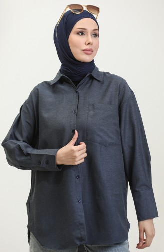 Pocket Tunic 4805-07 Navy Blue 4805-07