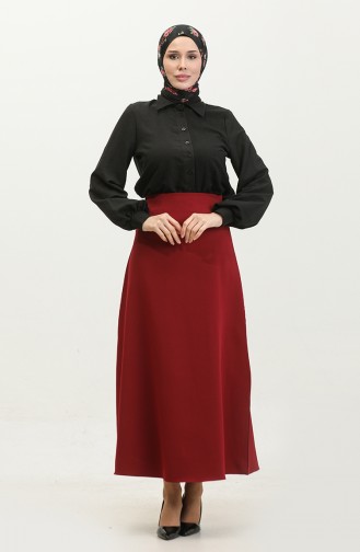 Double Skirt 4816-03 Burgundy 4816-03