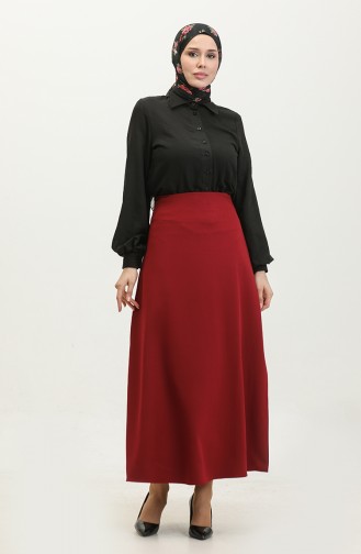 Double Skirt 4816-03 Burgundy 4816-03