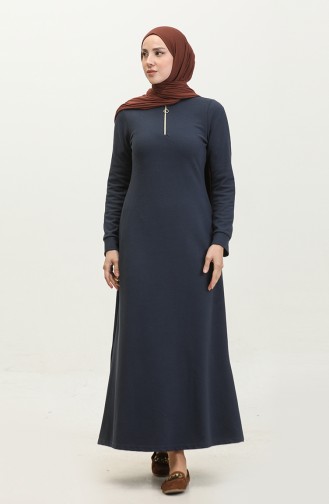 Kleid Mit Reißverschluss 2148C-01 Marineblau 2148C-01