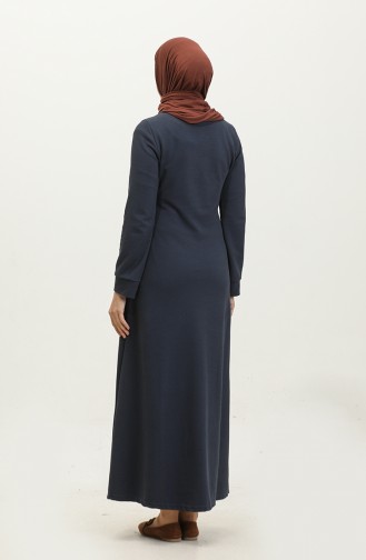 Kleid Mit Reißverschluss 2148C-01 Marineblau 2148C-01