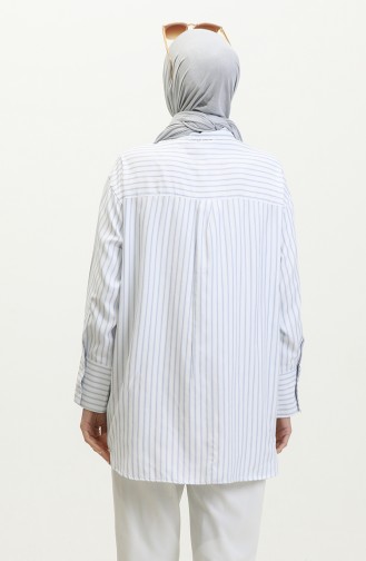 Striped Oxford Shirt 4807-01 Blue 4807-01