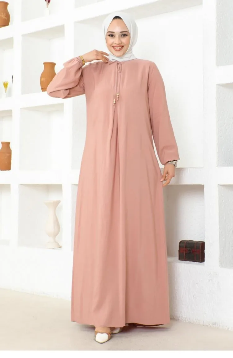 1121Sgs A Pile Viscose Dress Powder 16910