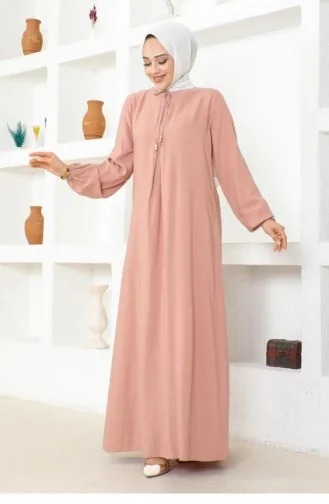 1121Sgs A Pile Viscose Dress Powder 16910