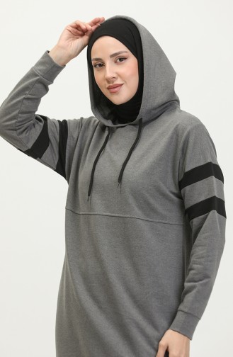 Hooded Tracksuit Set 3025-01 Gray 3025-01