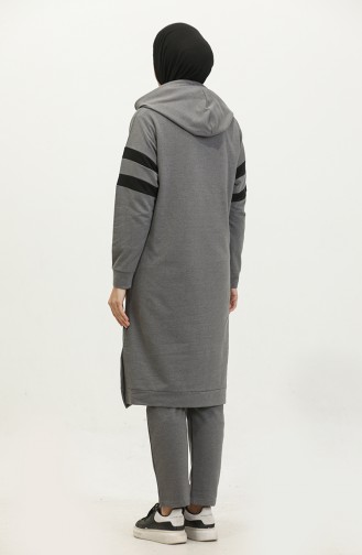 Ensemble Survêtement A Capuche 3025-01 Gris 3025-01