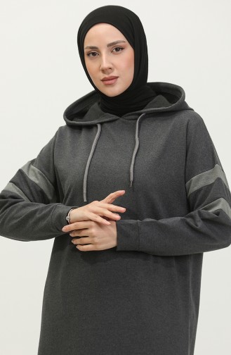 Hooded Tracksuit Set 3025-05 Anthracite 3025-05