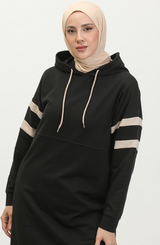 Hooded Tracksuit Set 3025-06 Black 3025-06