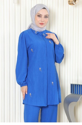 Costume Détail Pierre Bleu 19902 15143