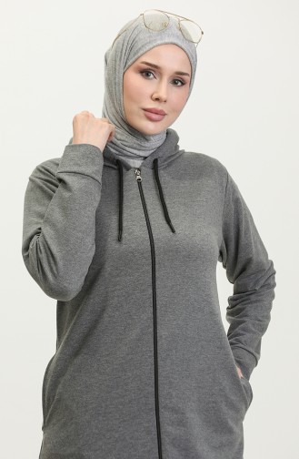 Two Piece Tracksuit Set 24002-06 Gray 24002-06