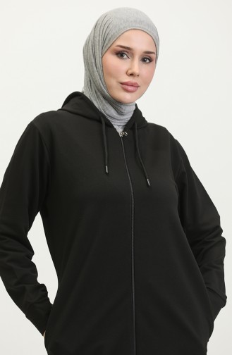 Sweat A Capuche 24003-01 Noir 24003-01