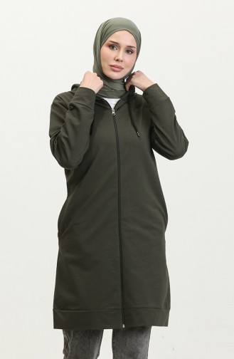 Sweat A Capuche 24003-02 Khaki 24003-02