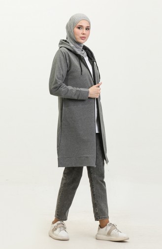 Hooded Sweatshirt 24003-03 Gray 24003-03