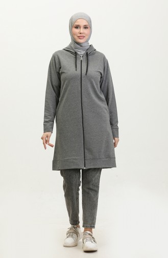 Hooded Sweatshirt 24003-03 Gray 24003-03