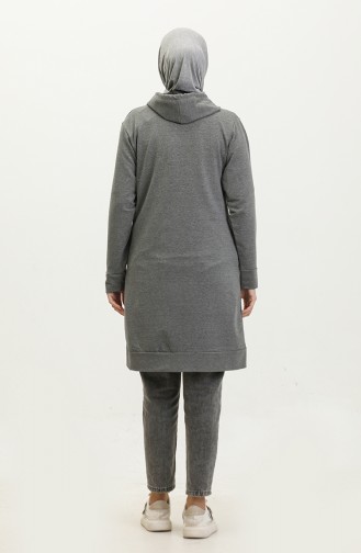 Hooded Sweatshirt 24003-03 Gray 24003-03