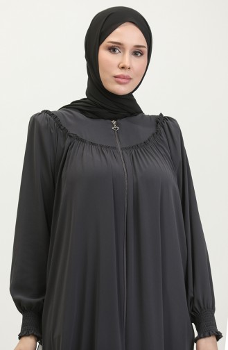 Gıpeli Abaya Met Ritssluiting 5071-06 Gerookt 5071-06