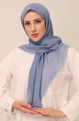 Plain Scarf 90155-40 Blue 90155-40