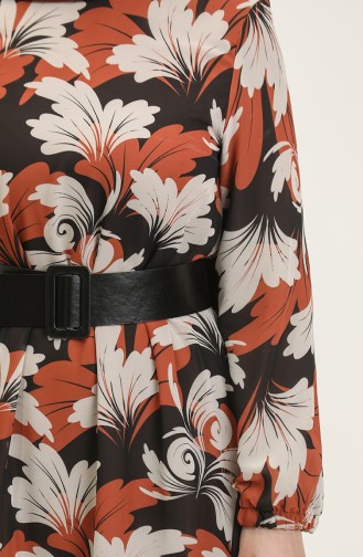 Grote Maten Chiffonjurk Zwart 7819 905
