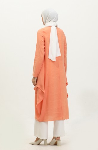 Pul Detaylı Tunik Turuncu T1693