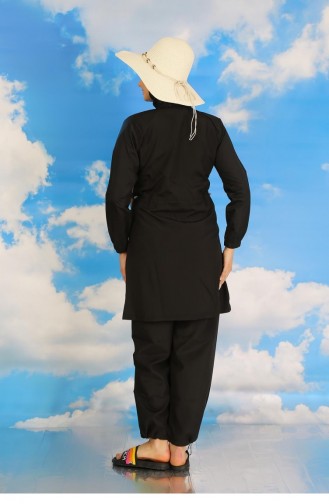 ملابس السباحة النسائية Akbeniz للحجاب الكامل باللون الأسود 31062 4576