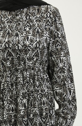 Robe Viscose Colorée 0376-03 Noir 0376-03