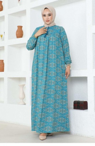 7101Sgs Robe Viscose Jurk Mint 16966