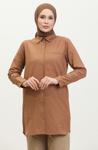 Buttoned Tunic 4820-03 Mink 4820-03