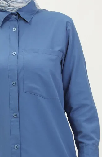 Tuniek Met Knopen 4820-04 Licht Marineblauw 4820-04