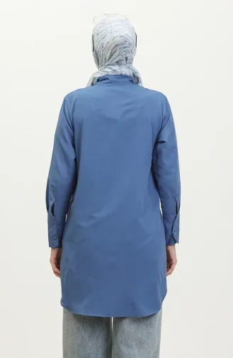 Tuniek Met Knopen 4820-04 Licht Marineblauw 4820-04