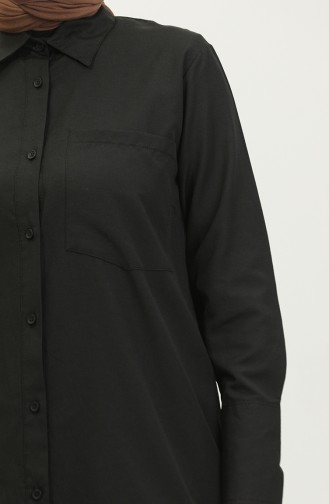 Buttoned Tunic 4820-05 Black 4820-05